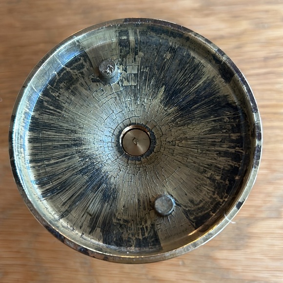 Vintage Solid Brass Taper Candle Holder - Picture 2 of 4